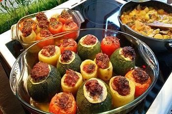 Zucchini Filled With Meat