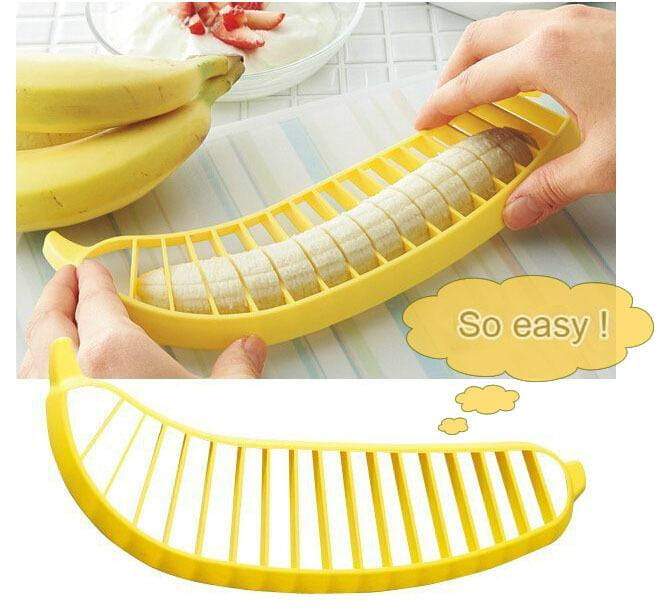 FANTEXY Banana Slicer Cutter, 3 PCS Banana Cutter Slicer Practical Kitchen  Tool