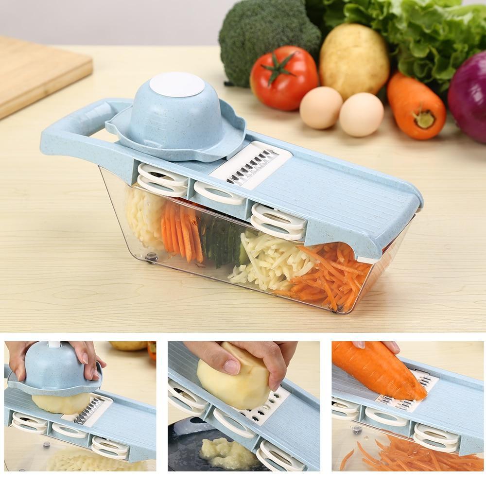 Kitchen Gadget Set: Carrot Grater, Potato Slicer, Vegetable
