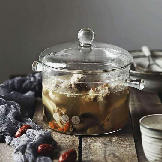 Transparent Glass Cooking Pot - My Kitchen Gadgets