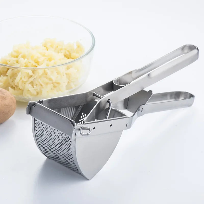 Potato Ricer - Heavy Duty Stainless Steel Potato Masher Press