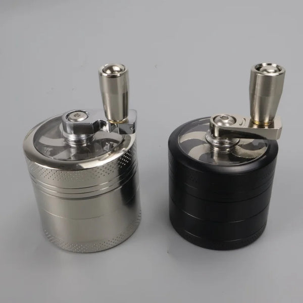 Spice Grinder - Manual Hand Crank Mill for Pepper, Nutmeg and Salt