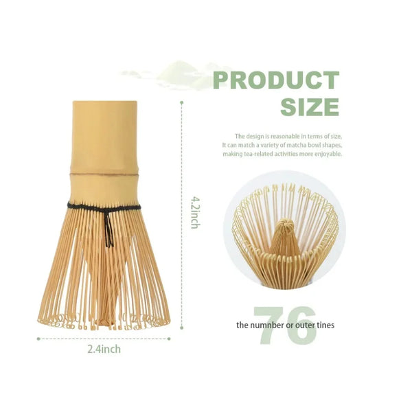 Matcha Whisk - Traditional Bamboo Chasen for Authentic Matcha Tea