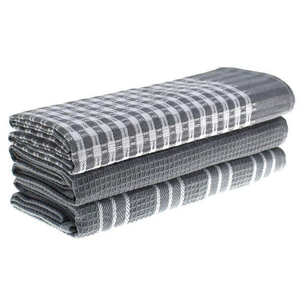 3pcs Cotton Kitchen Towels - My Kitchen Gadgets