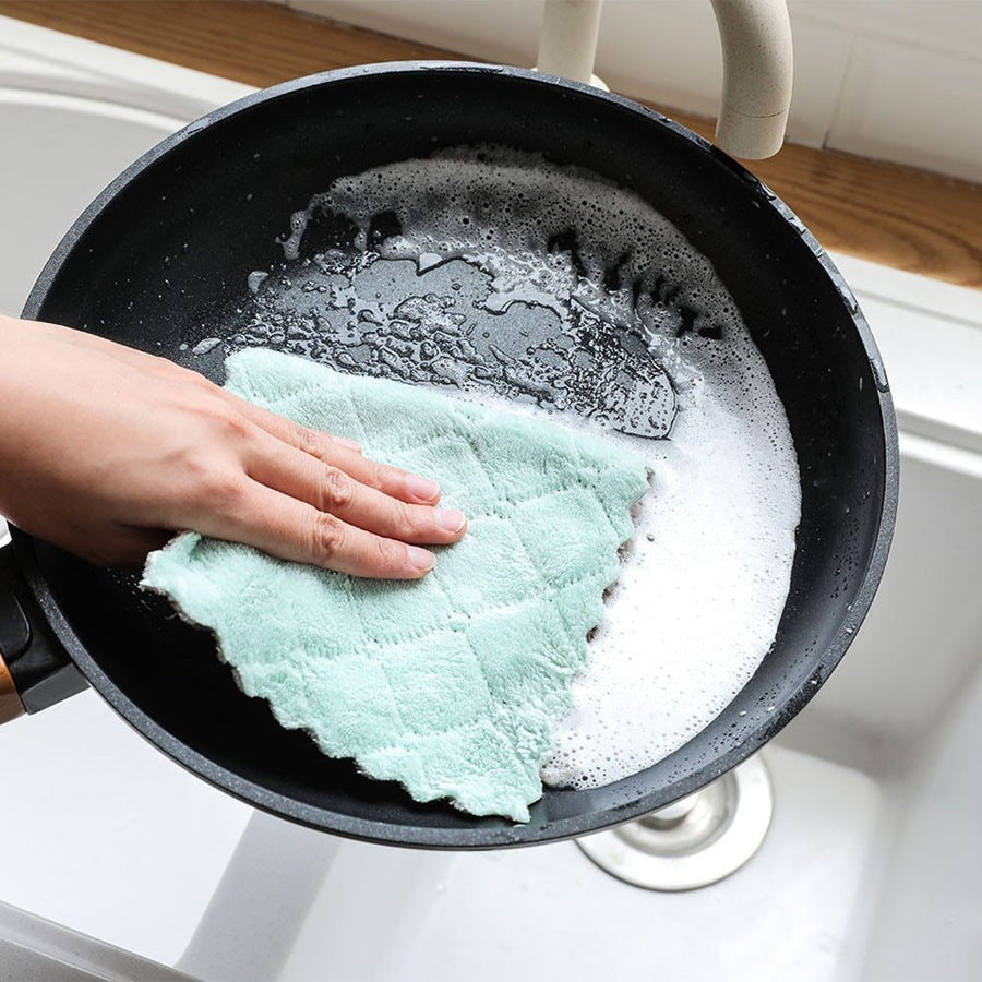 4 PCS Microfiber Kitchen Towels - My Kitchen Gadgets