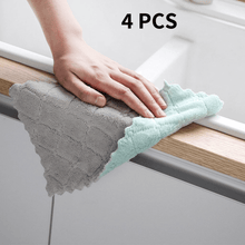 4 PCS Microfiber Kitchen Towels - My Kitchen Gadgets