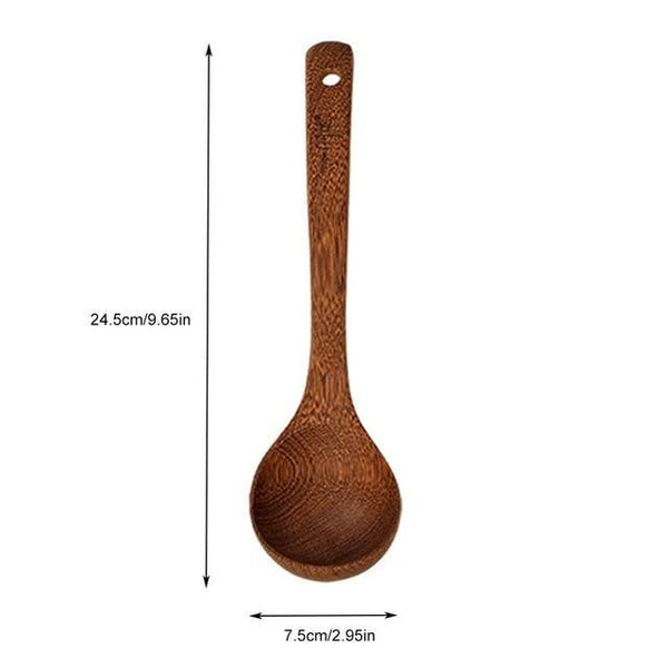 5 Pcs Wooden Cooking Utensils Set - My Kitchen Gadgets