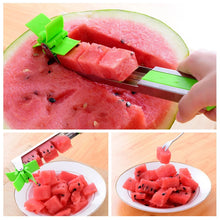 Watermelon Cutter Stainless Steel Windmill Shaped Quickly Cutting Watermelon Fruit Slicer Tools