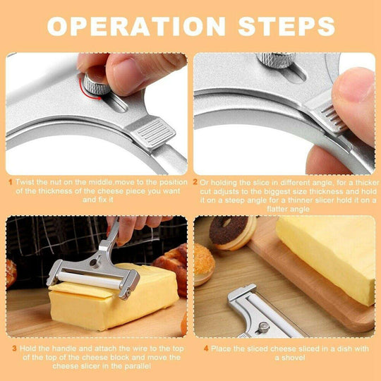 Bellemain Adjustable Thickness Cheese Slicer - My Kitchen Gadgets