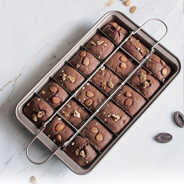 Brownie Baking Pan With Dividers - My kitchen gadgets