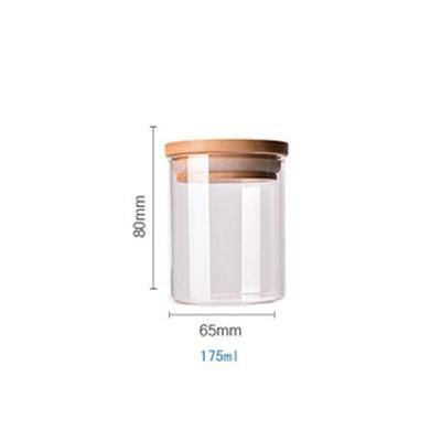 at Home Glass Jar with Wooden Lid, 10.5