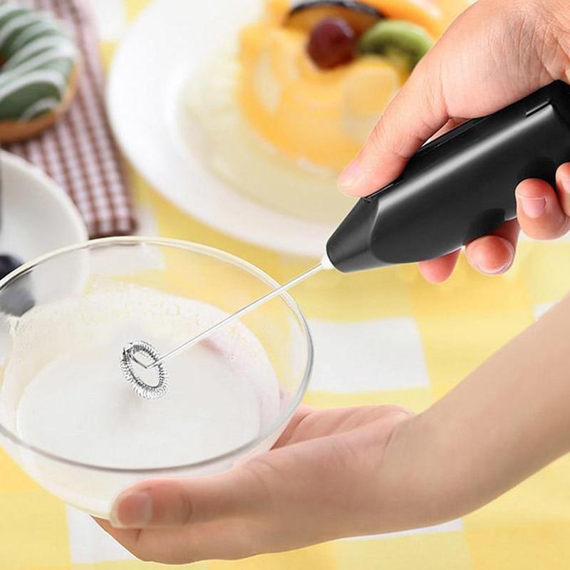 Kitchen Egg Beater Coffee Milk Drink Electric Whisk Mixer Frother