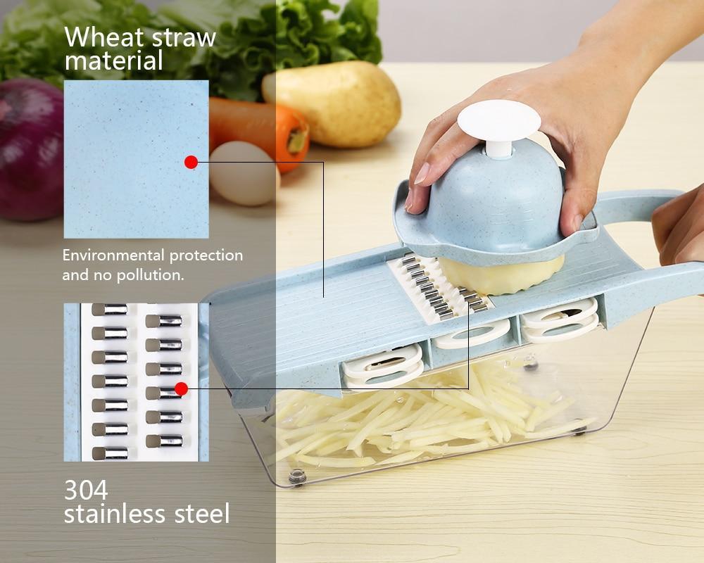 Kitchen Tools Multifunction Stainless Steel Vegetable Slicer