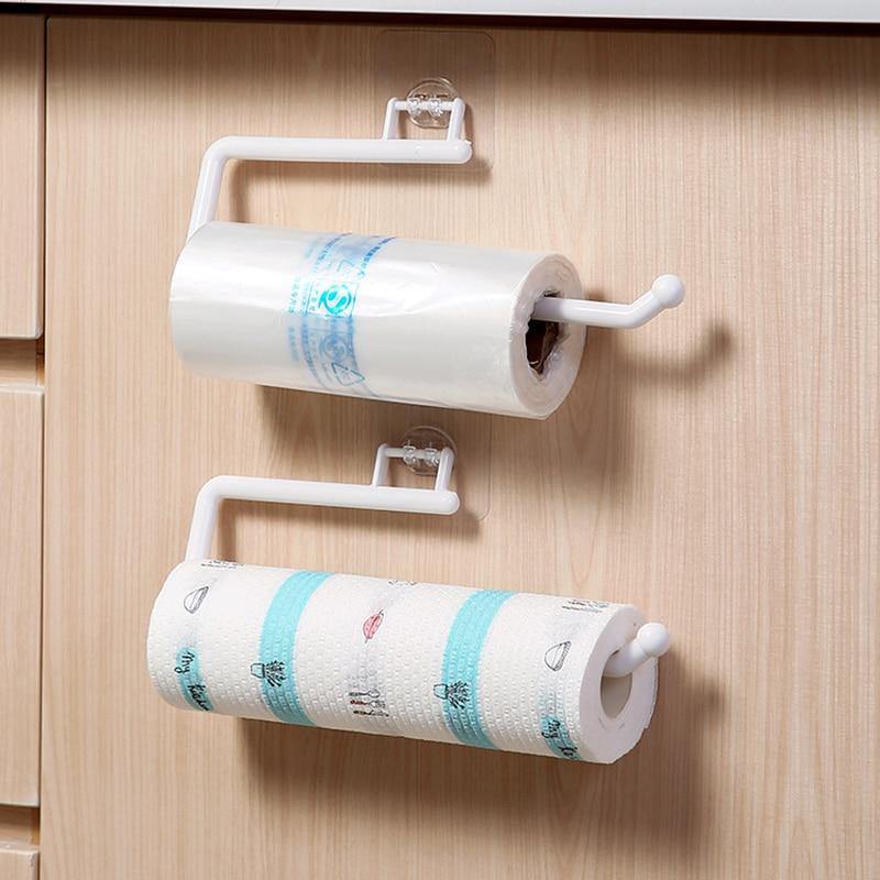 Adhesive Paper Towel Holder Under Cabinet Wall Mount for Kitchen Paper Towel  US