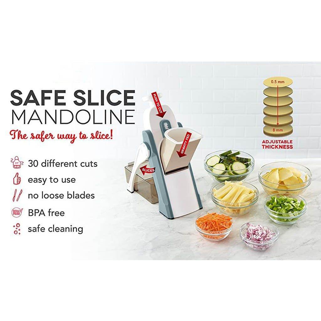 Dash Safe Slice Mandoline, Grey