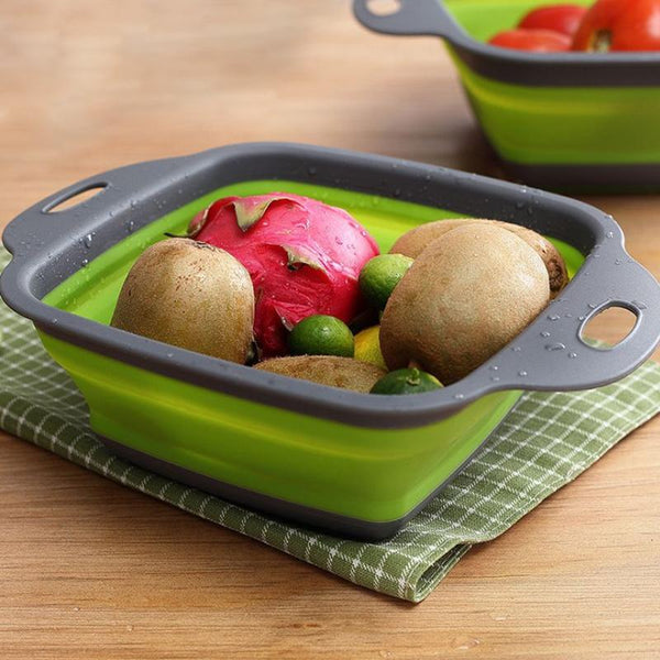 Silicone Collapsible Colander - My Kitchen Gadgets