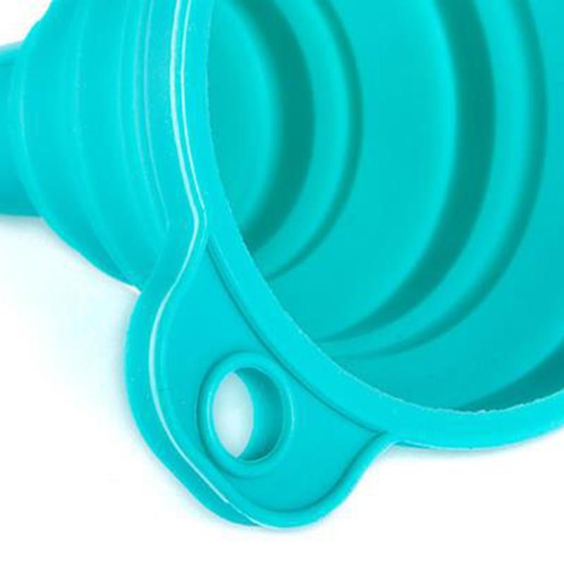 Silicone Collapsible Funnel Foldable (Random Color) - MyCraftsGfit