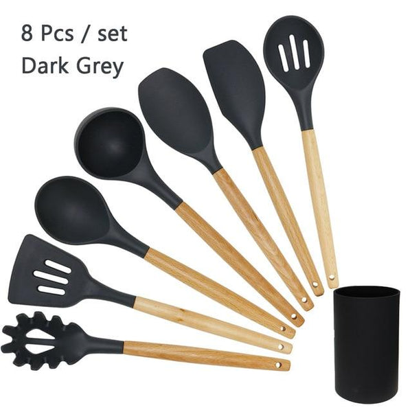 Silicone Cooking Utensils Set - My Kitchen Gadgets