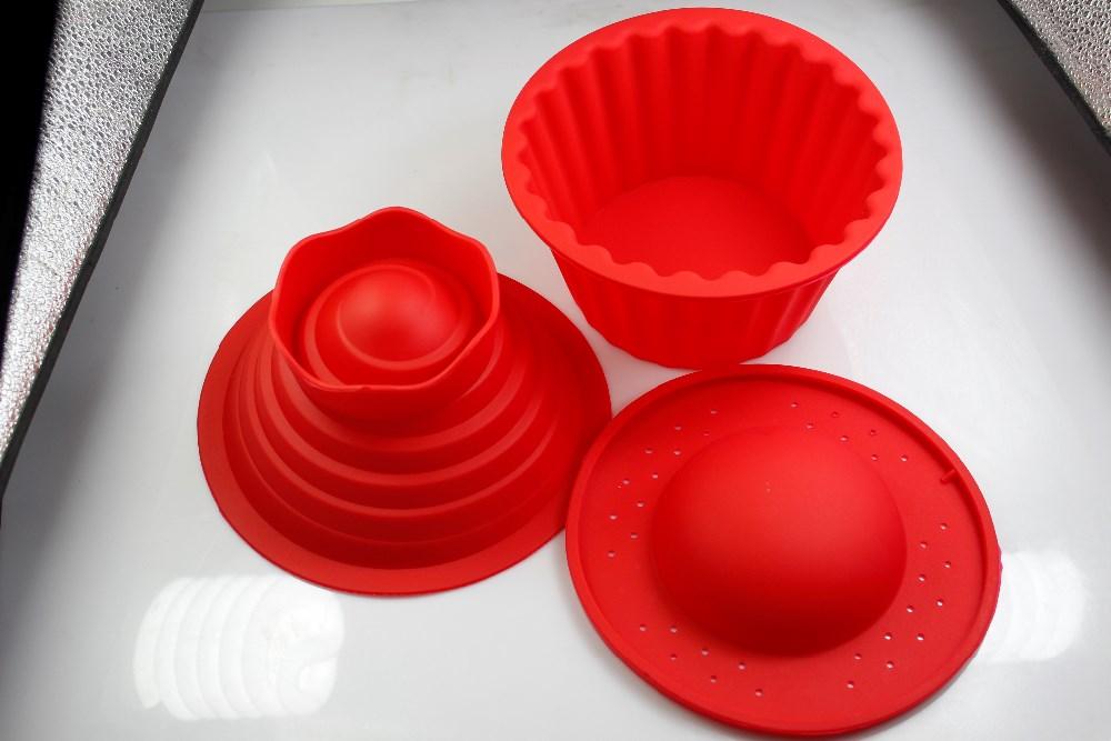 Carbon Steel Giant Cupcake Mold/Mould Large Cupcake Pan Embossed