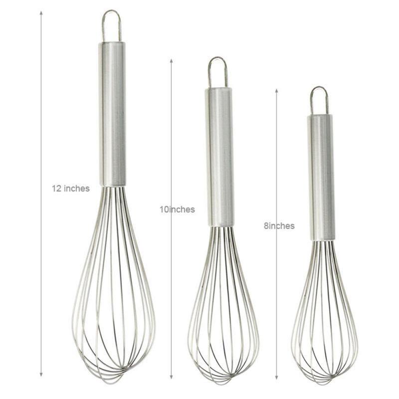 Stainless Steel Fine Wire Whisk for Cooking, 12 Inch