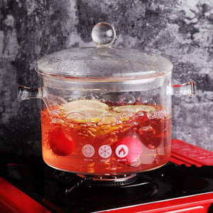 Transparent Glass Cooking Pot - My Kitchen Gadgets